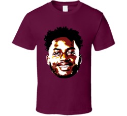 Antonio Gibson Washington Football Big Head Fan T Shirt
