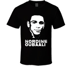 Nordine Oubaali Big Face Silhouette Boxing Fight Fan T Shirt Nordine Oubaali Big Face Silhouette Boxing Fight Fan T Shirt