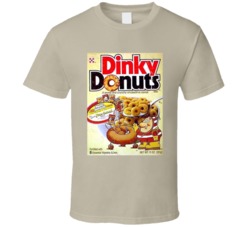 Dinky Donuts Vintage Cereal Box Distressed Look T Shirt