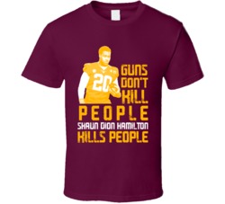 Guns Dont Kill Shaun Dion Hamilton Kills People Washington Football T 