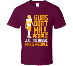 Guns Dont Kill Jd Mckissic Kills People Washington Football T Shirt