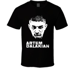 Artem Dalakian Big Face Silhouette Boxing Fight Fan T Shirt Artem Dalakian Big Face Silhouette Boxing Fight Fan T Shirt