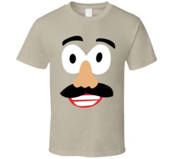 Mr Potato Head Big Face Halloween Couples Friends Paired T Shirt