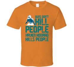 Xavien Howard Guns Dont Kill Miami Football Fan T Shirt