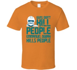 Emmanuel Ogbah Guns Dont Kill Miami Football Fan T Shirt