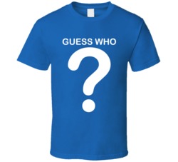 Guess Who Funny Halloween Costume T Shirt