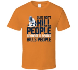 Guns Dont Kill Graham Glasgow Kills People Denver Football T Shirt