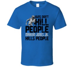 Guns Dont Kill Marvin Jones Jr Kills People Detroit Football T Shirt
