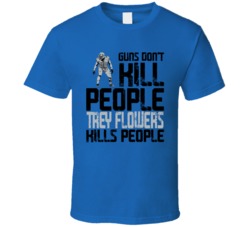 Guns Dont Kill Trey Flowers Kills People Detroit Football T Shirt