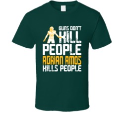 Guns Dont Kill Adrian Amos Kills People Green Bay Football T Shirt