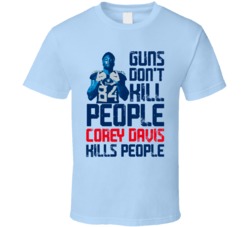 Guns Dont Kill Corey Davis Kills People Tennessee Football T Shirt