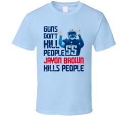 Guns Dont Kill Jayon Brown Kills People Tennessee Football T Shirt