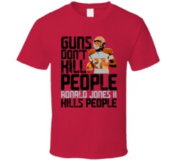 Guns Dont Kill Ronald Jones Ii Kills People Tampa Bay Football T Shirt