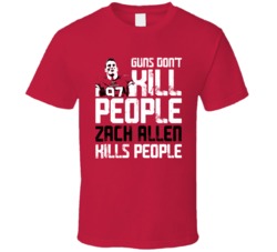 Zach Allen Guns Dont Kill Arizona Football Fan T Shirt