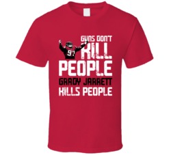 Grady Jarrett Guns Dont Kill Atlanta Football Fan T Shirt