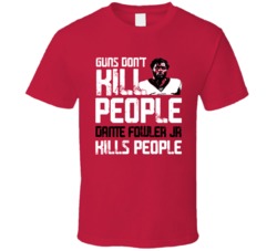 Dante Fowler Jr Guns Dont Kill Atlanta Football Fan T Shirt