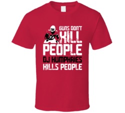 Dj Humphries Guns Dont Kill Arizona Football Fan T Shirt
