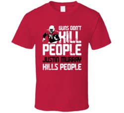 Justin Murray Guns Dont Kill Arizona Football Fan T Shirt