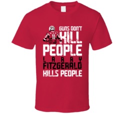 Larry Fitzgerald Guns Dont Kill Arizona Football Fan T Shirt