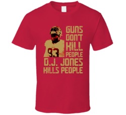Guns Dont Kill Dj Jones Kills People San Francisco Football T Shirt