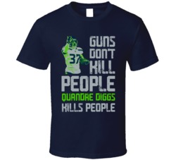 Guns Dont Kill Quandre Diggs Kills People Seattle Football T Shirt