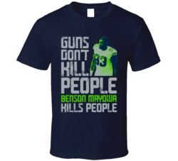 Guns Dont Kill Benson Mayowa Kills People Seattle Football T Shirt