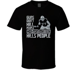 Guns Dont Kill Kolton Miller Kills People Oakland Football T Shirt