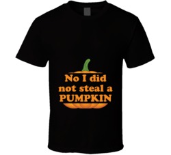 No I Did Not Steal A Pumpkin Maternity Halloween Fall Funny T Shirt