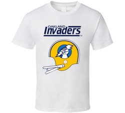 Oakland Invaders Usfl Football Fan T Shirt