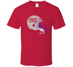Chicago Blitz Usfl Football Fan Worn Look T Shirt