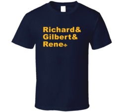 Richard And Gilbert And Rene The French Connection Buffalo Hockey Fan 