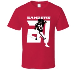 Deion Sanders 21 Altanta Football Fan T Shirt