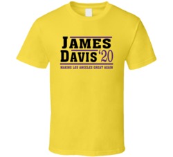 Lebron James Anthony Davis 2020 Making Los Angeles Great Again Los Ang