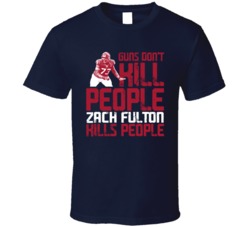 Guns Dont Kill Zach Fulton Kills People Houston Football T Shirt