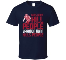 Guns Dont Kill Brandon Dunn Kills People Houston Football T Shirt