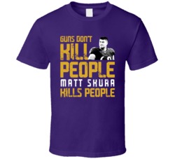 Matt Skura Guns Dont Kill Baltimore Football Fan T Shirt
