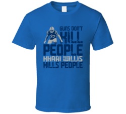 Guns Dont Kill Khari Willis Kills People Indianapolis Football T Shirt