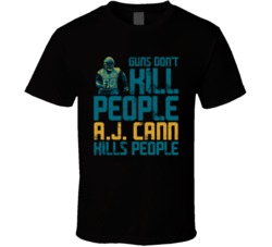Guns Dont Kill A J Cann Kills People Jacksonville Football T Shirt