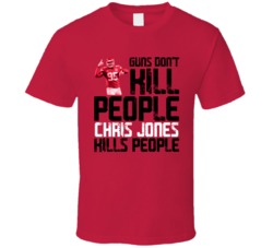 Guns Dont Kill Chris Jones Kills People Kansas City Football T Shirt