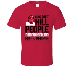 Guns Dont Kill Antonio Hamilton Kills People Kansas City Football T Sh