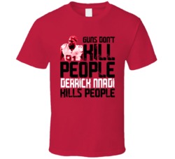 Guns Dont Kill Derrick Nnadi Kills People Kansas City Football T Shirt