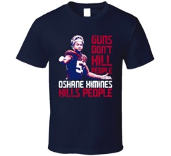 Guns Dont Kill Oshane Ximines Kills People New York G Football T Shirt
