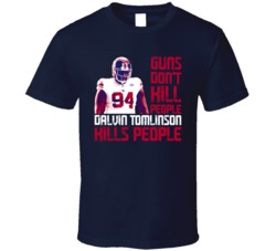 Guns Dont Kill Dalvin Tomlinson Kills People New York G Football T Shi