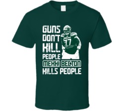 Guns Dont Kill Mekhi Becton Kills People New York J Football T Shirt