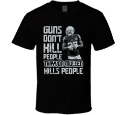 Guns Dont Kill Trayvon Mullen Kills People Las Vegas Football T Shirt