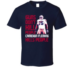 Guns Dont Kill Cameron Fleming Kills People New York G Football T Shir