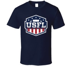 Usfl United States Football League Defunct Sports Organization T Shirt