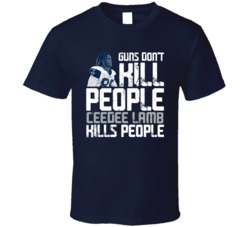 Guns Dont Kill Ceedee Lamb Kills People Dallas Football T Shirt