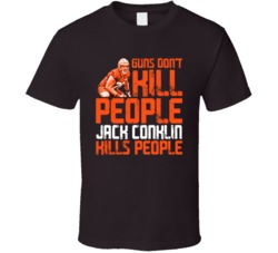 Guns Dont Kill Jack Conklin Kills People Cleveland Football T Shirt