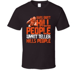 Guns Dont Kill Wyatt Teller Kills People Cleveland Football T Shirt